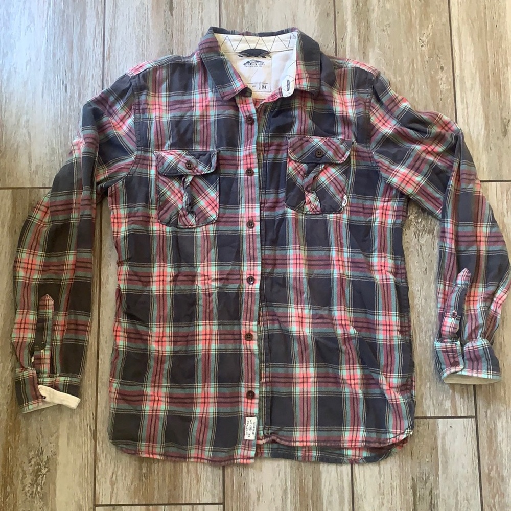 Vans Plaid Button Up